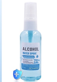 สเปรย์แอลกอฮอล์ Alcohol Spray 75% v/v  ขนาด100ml. กลิ่นหอมสดชื่น Fresh Spray Cleansing Hand Gel เจลแอลกอฮอล์ล้างมือป้องกันเชื้อโรค