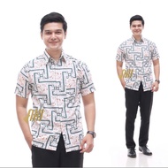 Baju Batik Lelaki Berlengan Pendek