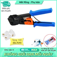 [Tặng 100 đầu mạng RJ-45] Kềm bấm đầu mạng RJ45 RJ112 dây mạng Lan dây mạng trong nhà
