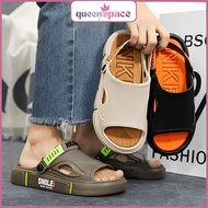 READY STOCK 🚚 2408 SPORT Men's Slippers Summer Lightweight Coconut Sandals Outdoor Non Slip Beach Br