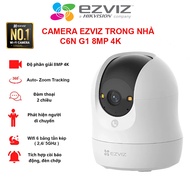 [New Model 2025] EZVIZ H6C G1, C6N G1 Indoor Wifi Camera 8MP 2-Way Talk Resolution, 360 Degree Panni