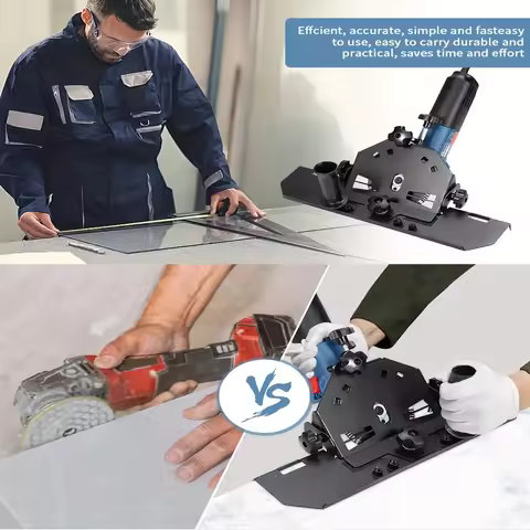Manual Tile Cutter, Glass Tile Cutter for 100/115/125 Angle Grinders 45 Degree Angle Grinder Stand