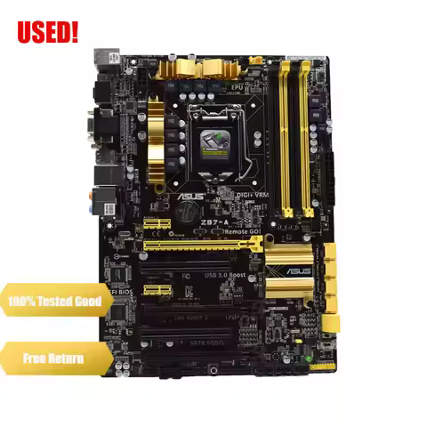 Asus Z87-A placa base de escritorio Original Z87 Socket LGA 1150 i7 i5 i3 DDR3 32G SATA3 USB3.0 ATX