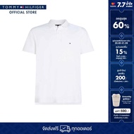Tommy Hilfiger เสื้อโปโล ผู้ชาย รุ่น MW0MW39937 YBR - สีขาว ทรง Regular Fit