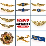【Fast shipping】Captain, pilot badge, aviation badge, Hainan Airlines, China Southern Airlines, Air C