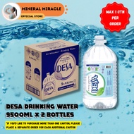 DESA Drinking Water (1 CARTON 9500ml x 2 Bottles)