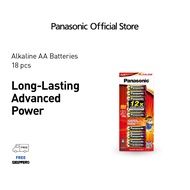 Panasonic Alkaline AA Battery 18pc LR6T/18B