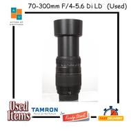 Tamron 70-300mm F/4-5.6 Di LD macro 1:2 Zoom Lens For Canon , Nikon (Used)