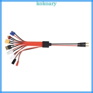 KOK Current 1 To 8 Splitter Cable With Insulated Banana Plugs FUTABA EC3 Compatible for Remote Car A