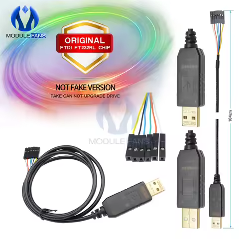 Original 6P 6PIN FTDI FT232RL FT232 USB to TTL RS232 Serial Wire Adapter Module Download Cable For A