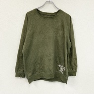 Polo Ralph Lauren運動衫/運動鞋，卡其綠色，L 碼，古著。