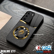 HP Softcase Realme C71 Casing Glossy Realme C73 Realme V70 Case Glass - Shiny Glass Casing - Costum 