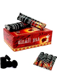 Arang Charcoal Tablet for Bukhoor Burner Harga Borong Mabkhara Murah Bakhoor Charcoal BBQ 1 box= ( 10packet x 10 tablets)