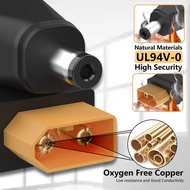 XT60 to Dc5211 Connector Head Convert to Multiple DC5521 5525 Plug Female Male Adapter Charging Conv