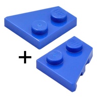 COOLPON|This Is LEGO Lego's Parts Blue Pair Wedge Brick 2x2 Left+Right 24307+24299