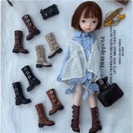 Blythe Small Cloth azone OB24 OB22 Rubber Doll Wearable Motorcycle Boots