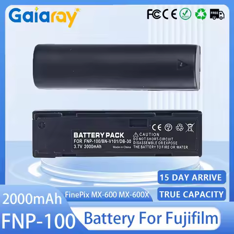 FNP-100 NP-100 Camera Battery 2000mAH FNP100 NP100 Rechargeable Battery for Fujifilm FinePix MX-600 
