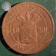Uang Kuno 2 1/2 Cent Nederlandsch Indie 1899