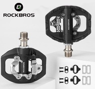 huas Rockbros anti slip 2-in-1 locking nylon Shimano SPD MTB platform pedal, bicycle accessories Cycling Shoes