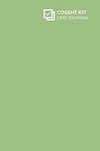 COGENT KIT Line Journal (6x9, Sage Green): A simple 6” x 9” journal/notebook/planner with Lined form