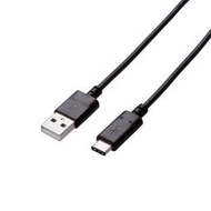 〔SE現貨〕日本 ELECOM USB3.1 Gen2 Type-C 高速傳輸充電線 高質感線材USB3-AC05NBK