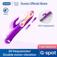 Durex Big Size Huge Dildo Vibrator Rabbit Dual-head Pulsing G-spot Dual Strong Vibration Silicone Sex Toys for Adults 18