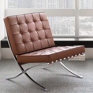 Living Room Barcelona Barcelona Chair Sofa Sofa Chair Lounge Chair Modern Minimalist Designer Leathe