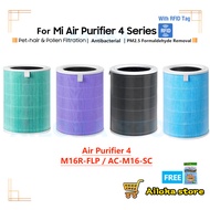 【HEPA Filter】OEM Compatible For Xiaomi Mi Smart Air Purifier 4 HEPA Filter M16R-FLP / AC-M16-SC Global Antibacterial Filter Version Formaldehyde removal 兼容小米米家净化器滤芯