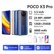 Xiaomi POCO X3 Pro Smart phone 2022 Original 100% Brand New Genuine Legit Cellphone 12GB+512GB 5G Android Mobile phone Big sale 5.5inch Full Screen HD Gaming phone 24MP+50MP Camera phone Lowest price Cheap phone Free shipping COD