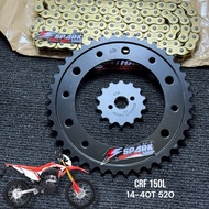 CRF150 SPROCKET SET UPGRADE SIZE 520