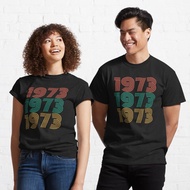 1973: Vintage 1973 Birthday gift Classic T-Shirt Unisex Tshirt