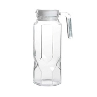 Luminarc OCTIME DIAMOND Jug 1.3L With Plastic Lid // jag air gelas glass transparent clear water sim