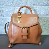 Tas Fossil ocil foss bekas second preloved authentic original backpack bagus ransel