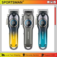 SPORTSMAN Barber-Grade Hair Clipper Set - Ultra Sharp Blades for Fade, Undercut & Styling For Men’s 