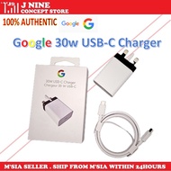【UK PIN】Google 30W Charger UK Plug Fast Charging Travel Adapter 1M(65w) Type C To Type C For Google 