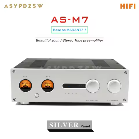 Beautiful Sound AS-M7 HiFi Stereo Tube Preamplifier Inspired by Classic Marantz 7 Preamp Circuit
