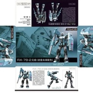 Bandai | RG40B RX-78-2 2.0 1/144 Hatsune Color Plastic Assembly Model Kit  Collectible Figure Deskto