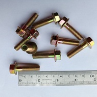 M8X30 FLANGE YELLOW CAP BOLT Bolt M8 X 30 KEY 12 LENGTH 3 CM 3CM BAUD M8X30 M8 X 30 8X30 8 X 30 30 3