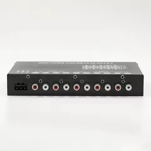 5 Band Car Audio Equalizer Stylish High Performance Front Rear+sub Output with CD/AUX Input Select S