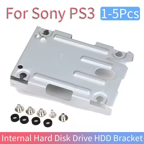 For Sony PS3 Super Slim Metal Game Console Gaming Accessories + Screws HDD Mounting Bracket Support 
