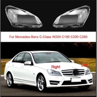 Mercedes Benz W204 C180 C200 C260 Headlight Cover, Clear mica Headlight Cover For C Class W204, 2011