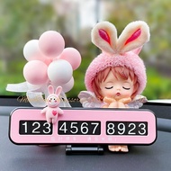 Super Cute Angel Annie 02 Car Phone Number Plate