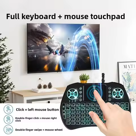 Palm Bluetooth Keyboard Wireless Keyboard Laptop Mobile Phone Tablet IPad Office Game Portable Mini 