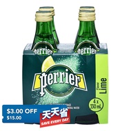 Perrier Sparkling Mineral Bottle Water - Lime