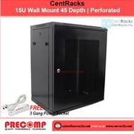 CentRacks 15U (45cm x 60cm x 75cm) Wall Mount Server Rack