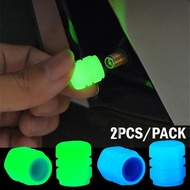 ☒ Luminous Night Glowing Motorcycle Wheel Tyre Valve Caps Decors for F750Gs Virago 535 Honda Sh 125 Zontes 310M