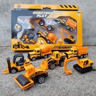 Diecast Engineering Truck Excavator Truck Toy Set