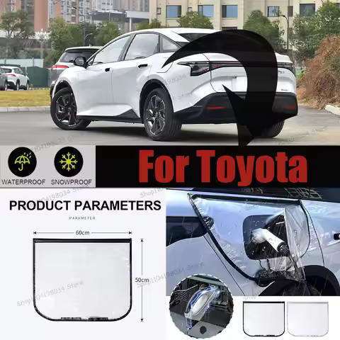 For Toyota bZ3 bZ4X RAV4 electric Vehicle Charger Port Rainproof Dustproof Cover Outdoor Protection 