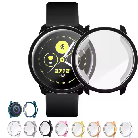 Galaxy Watch active case for Samsung galaxy watch active 40mm SM-R500 bumper Protector HD Full cover