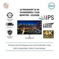 Dell UltraSharp 32 4K Thunderbolt Hub Monitor - U3225QE (IPS, 120Hz, 5ms, 4K UHD, 3840x2160, HDMI/DP